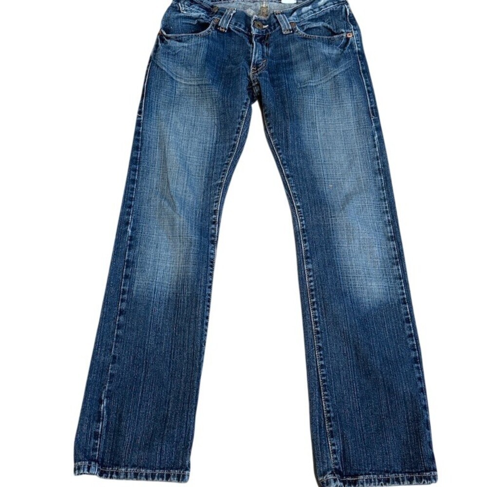 Vintage 90s Levi's Jeans Womens Size 7 Blue Low Rise straight leg jeans